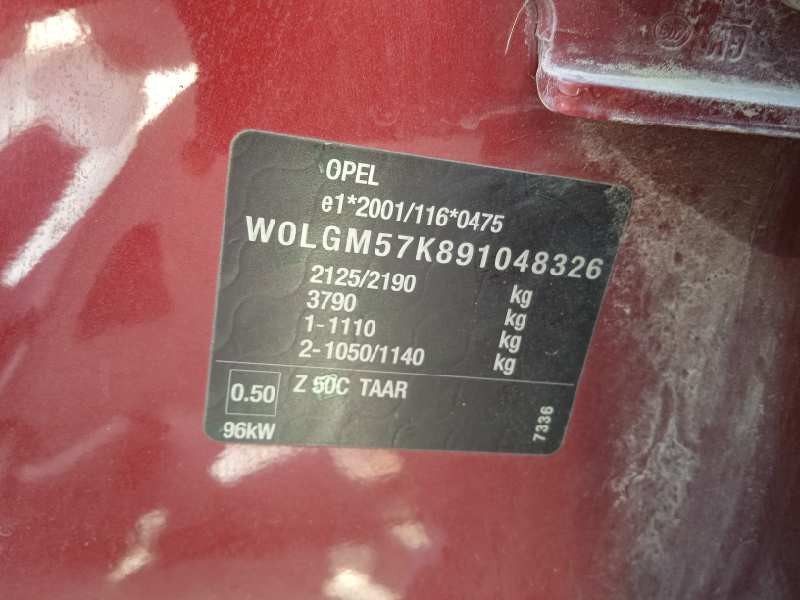 opel insignia berlina del año 2009