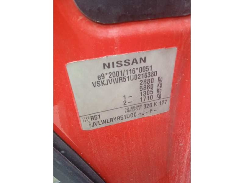 nissan pathfinder (r51) del año 2007