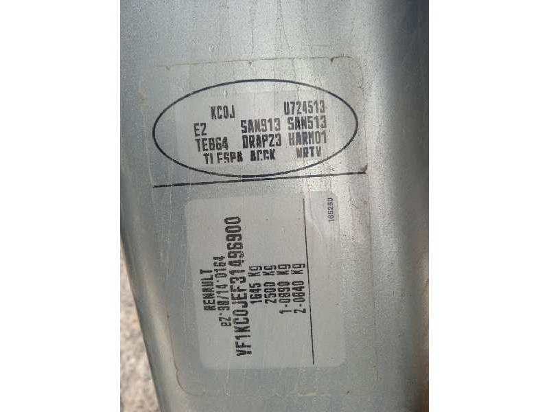 renault kangoo (f/kc0) del año 2004