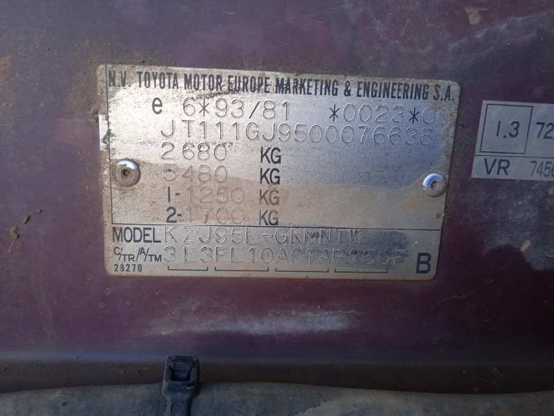 toyota land cruiser (j9) del año 1998