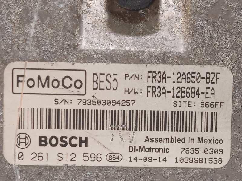 Recambio de centralita motor uce para ford mustang basis referencia OEM IAM FR3A12A650BZF  0261S12596
