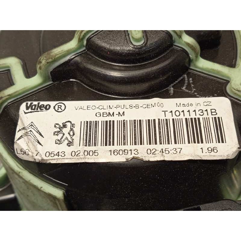 Recambio de motor calefaccion para peugeot rcz basis referencia OEM IAM T1011131B  6441CZ