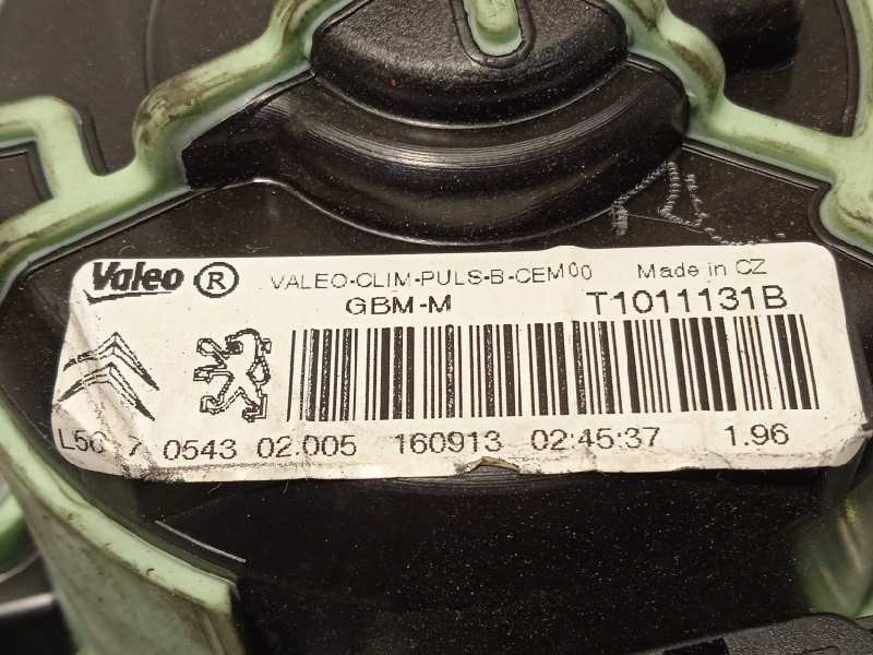 Recambio de motor calefaccion para peugeot rcz basis referencia OEM IAM T1011131B  6441CZ