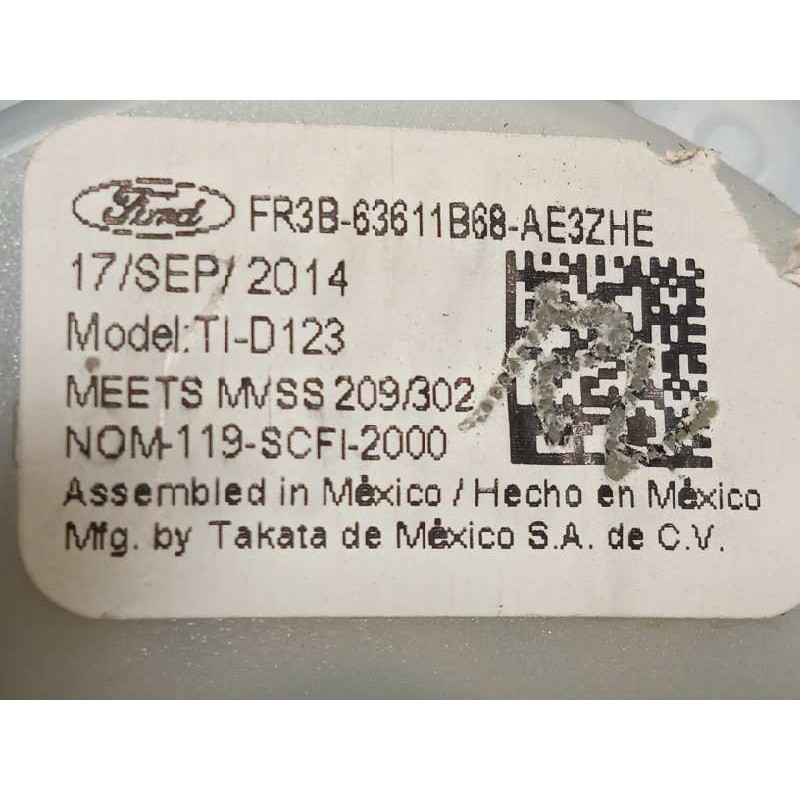 Recambio de cinturon seguridad trasero derecho para ford mustang basis referencia OEM IAM FR3B63611B68AE3ZHE  