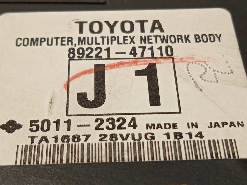 Recambio de modulo electronico para toyota prius (nhw30) 1.8 16v cat (híbrido) referencia OEM IAM 8922147110  