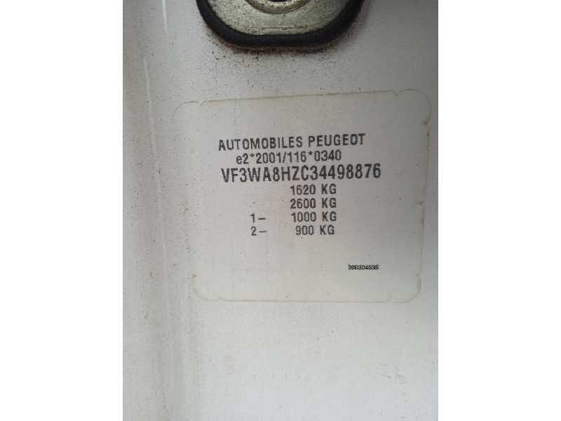 peugeot 207 del año 2008