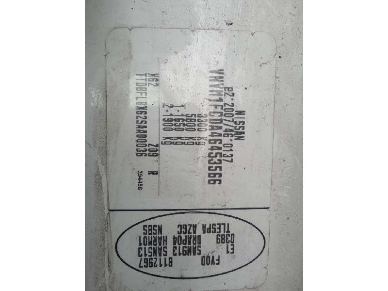 nissan nv 400 del año 2012