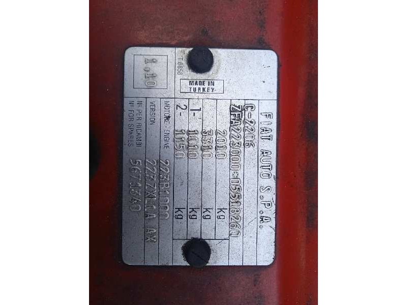 fiat doblo cargo (223) del año 2007