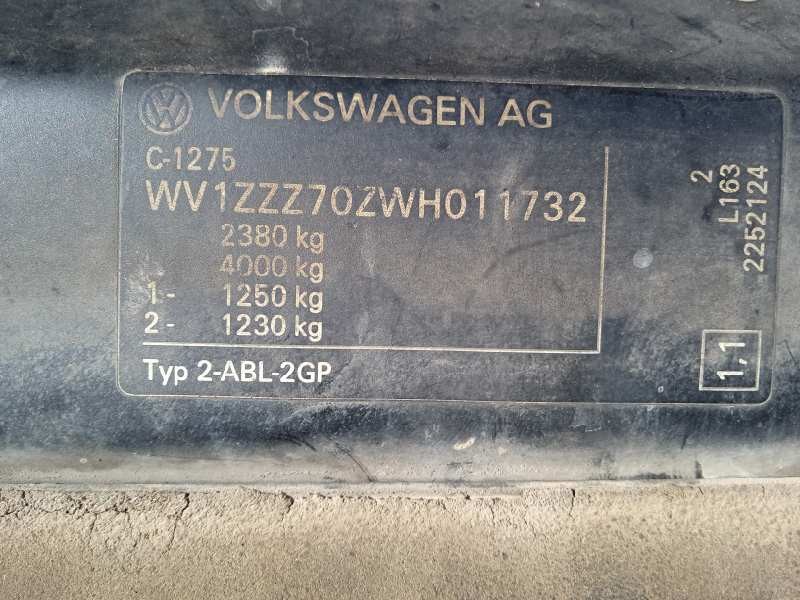 volkswagen t4 transporter/furgoneta (mod. 1991) del año 1997