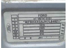 ford fiesta (cbk) del año 2007 2