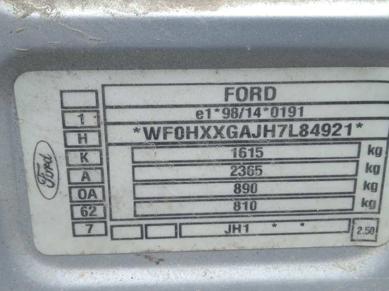 ford fiesta (cbk) del año 2007