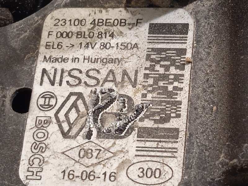 Recambio de alternador para nissan qashqai (j11) tekna referencia OEM IAM 231004BE0B  F000BL0814