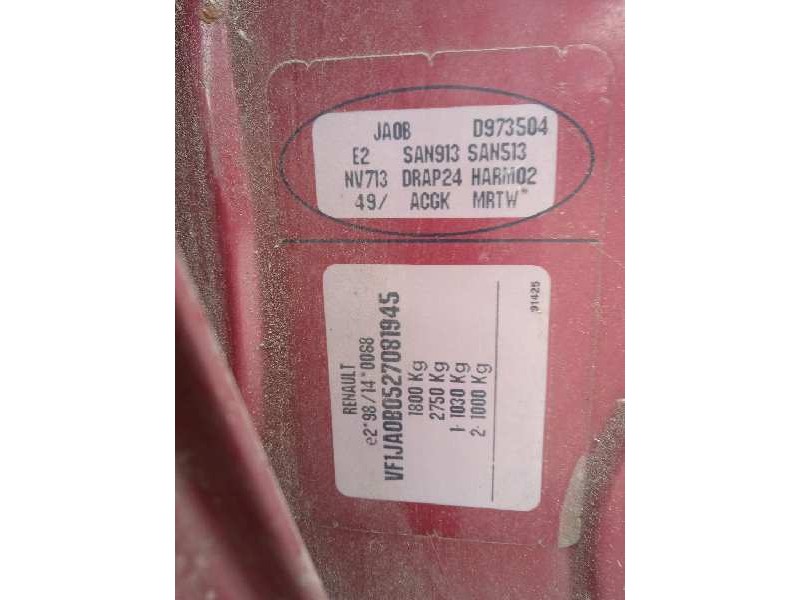 renault scenic (ja..) del año 2002