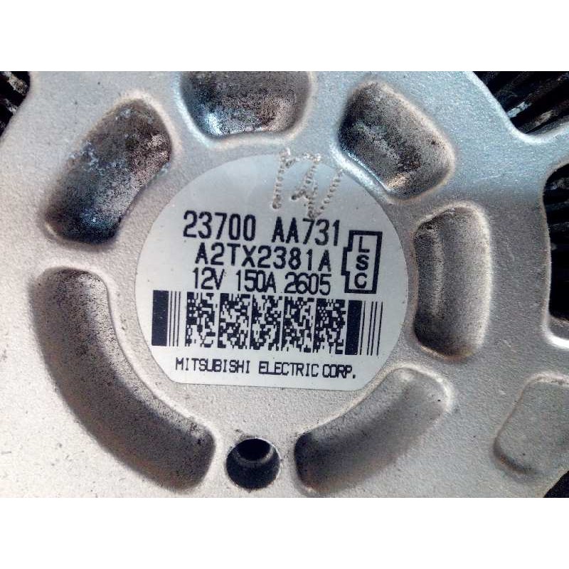 Recambio de alternador para subaru xv 2.0 diesel cat referencia OEM IAM 23700AA731  