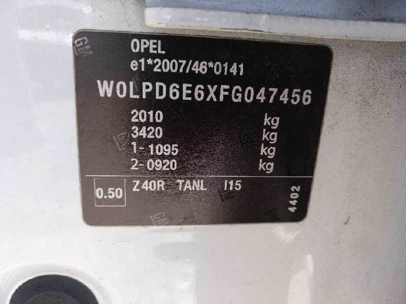 opel astra j lim. del año 2015