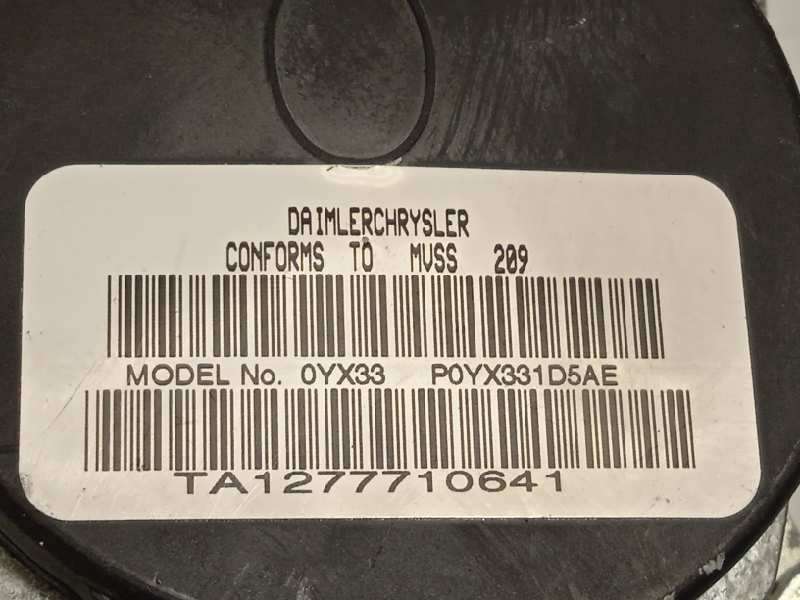 Recambio de cinturon seguridad delantero izquierdo para dodge avenger 2.0 16v crd cat referencia OEM IAM P0YX331D5AE  606008401D - Negro 3