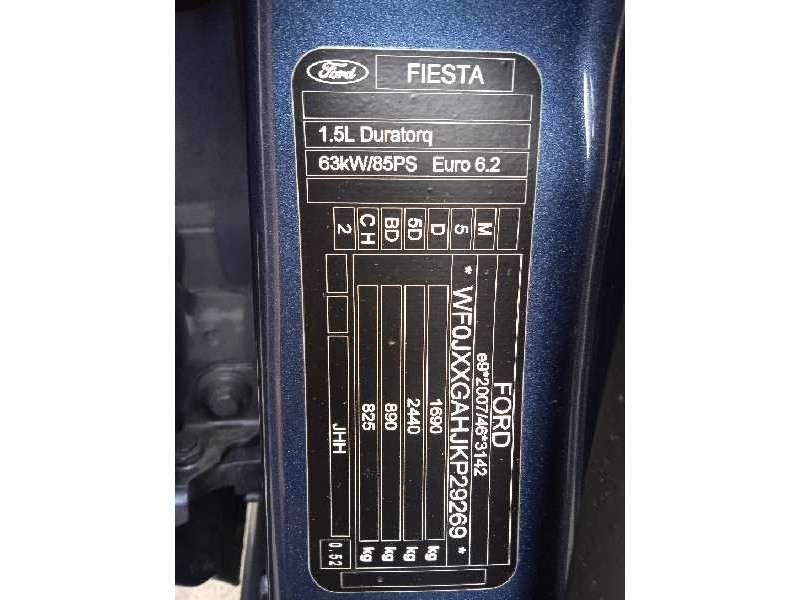 ford fiesta (ce1) del año 2020