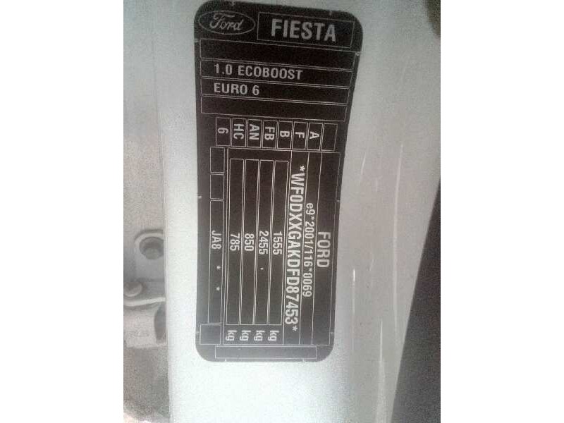 ford fiesta (ccn) del año 2015