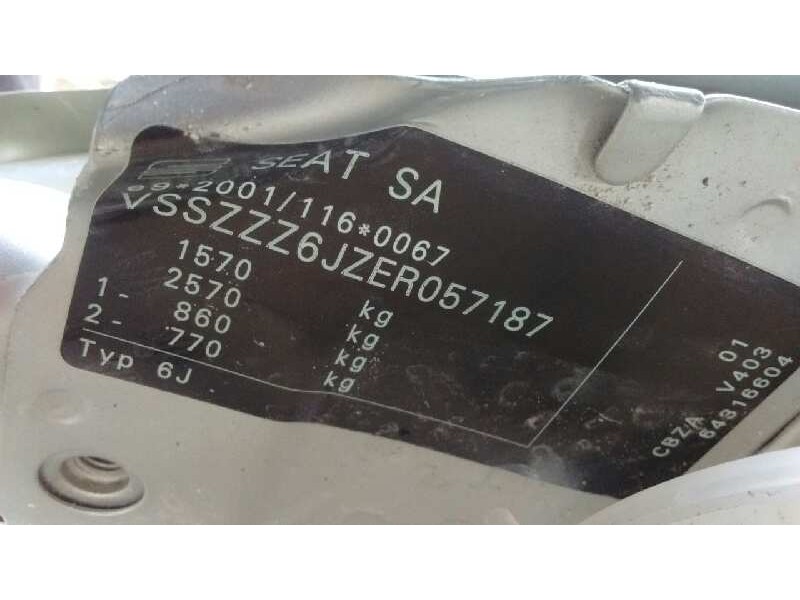 seat ibiza (6j5) del año 2013