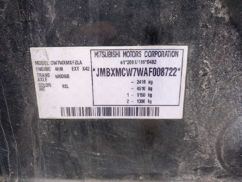 mitsubishi outlander (cw0) del año 2010