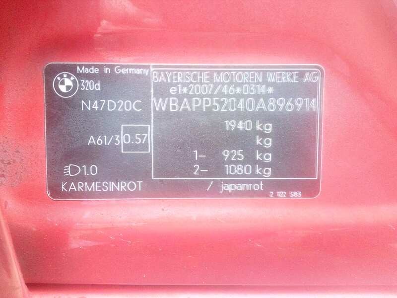 bmw serie 3 berlina (e90) del año 2010