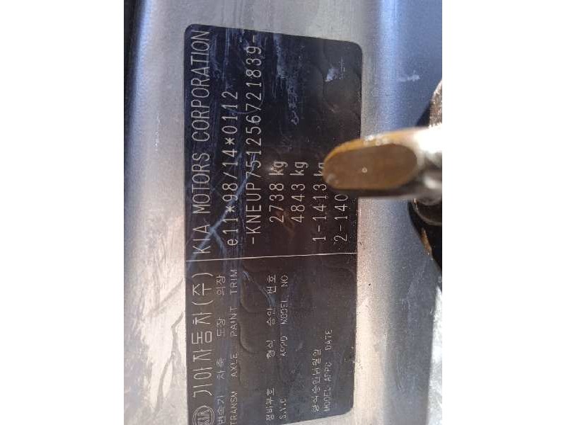 kia carnival ii del año 2005