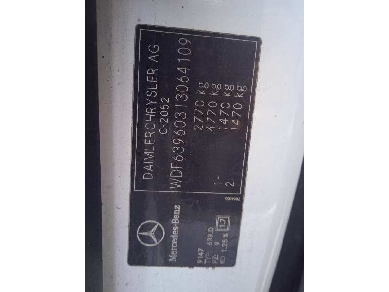 mercedes-benz vito mixto 06.2003  del año 2005