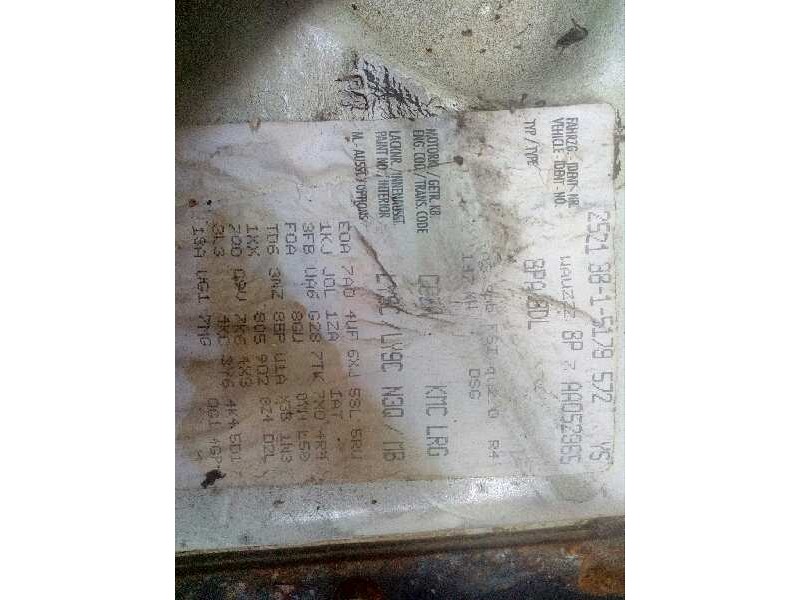 audi a3 (8p) del año 2009