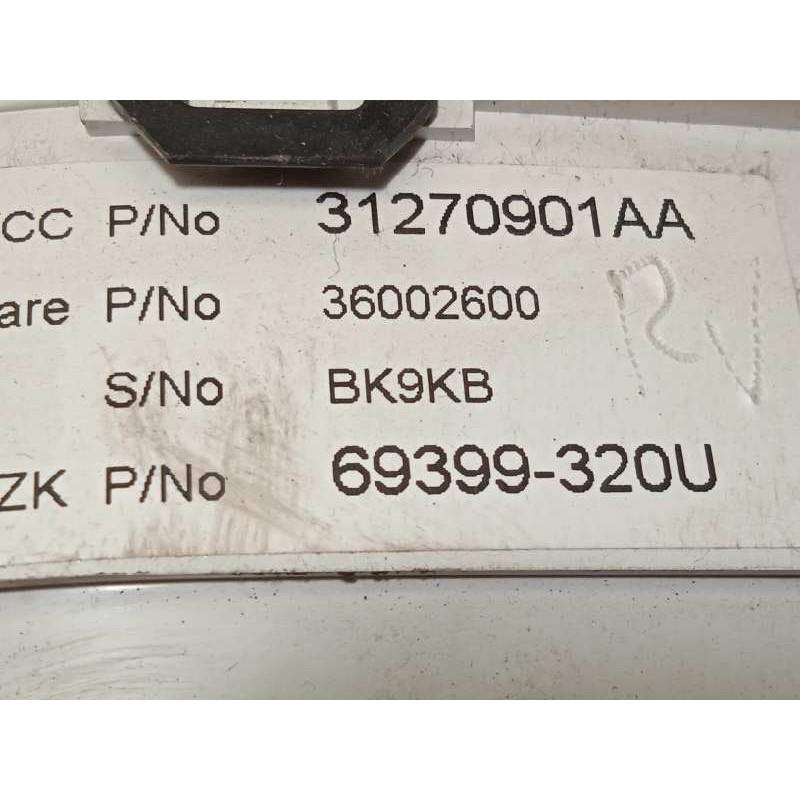 Recambio de cuadro instrumentos para volvo v60 kombi 2.0 diesel cat referencia OEM IAM 31270901AA  31270901