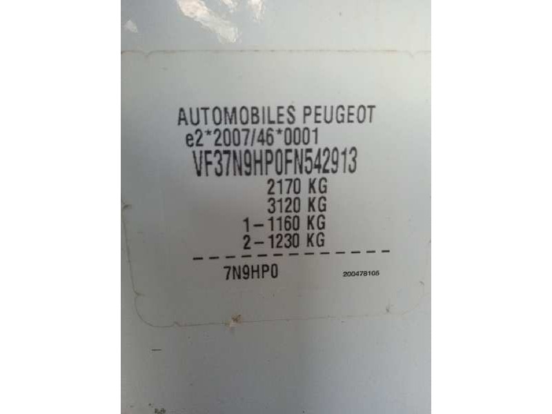 peugeot partner kombi del año 2016