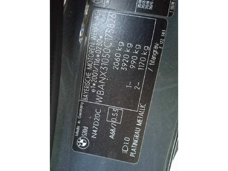 bmw serie 5 berlina (e60) del año 2009