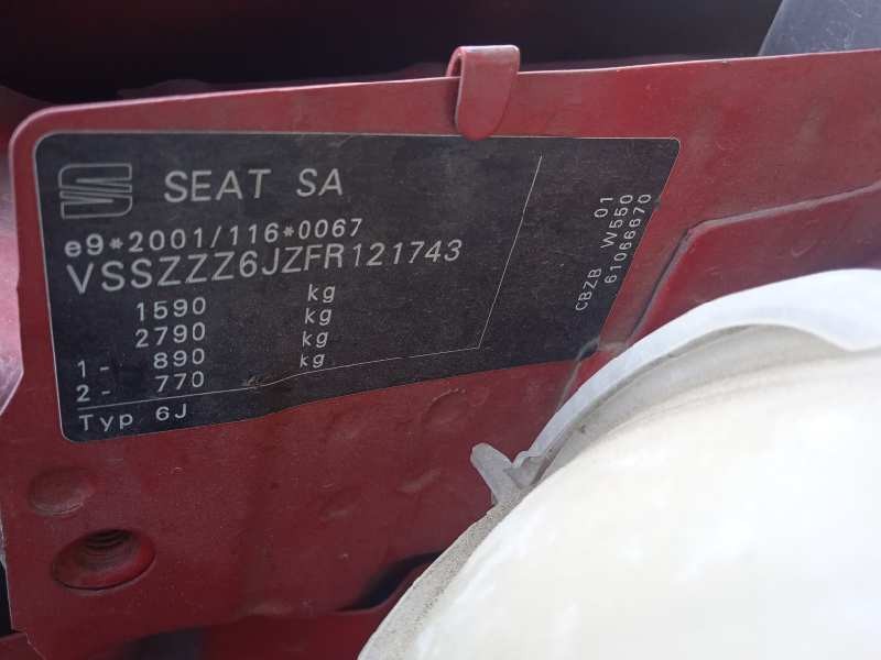 seat ibiza sc (6j1) del año 2015