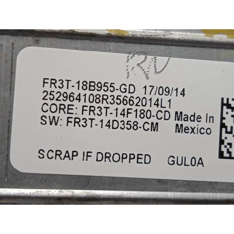 Recambio de pantalla multifuncion para ford mustang basis referencia OEM IAM FR3T18B955GD  