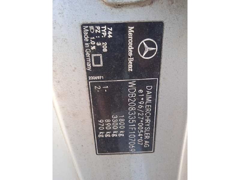 mercedes-benz clase clk (w208) coupe del año 2000