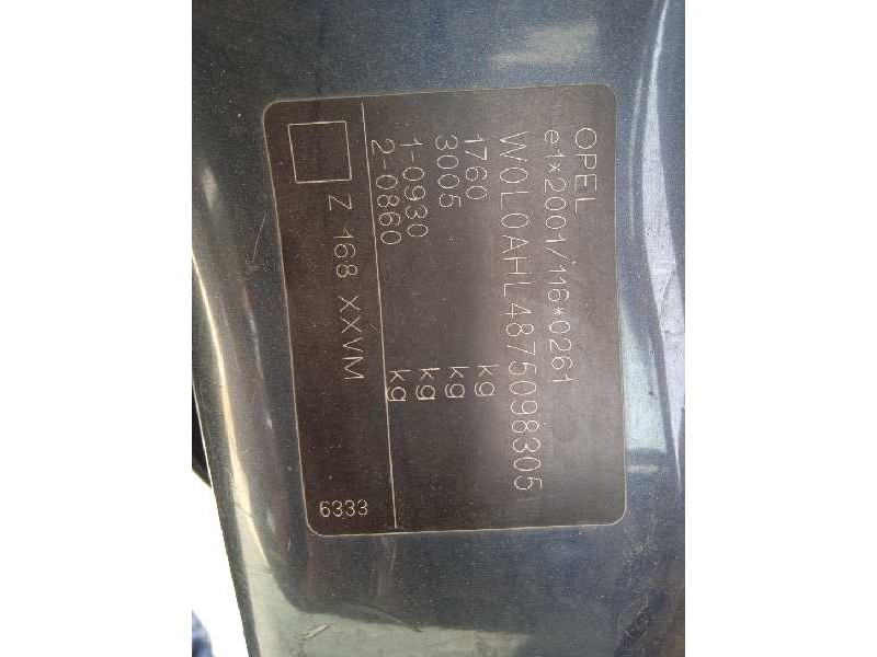 opel astra h ber. del año 2007