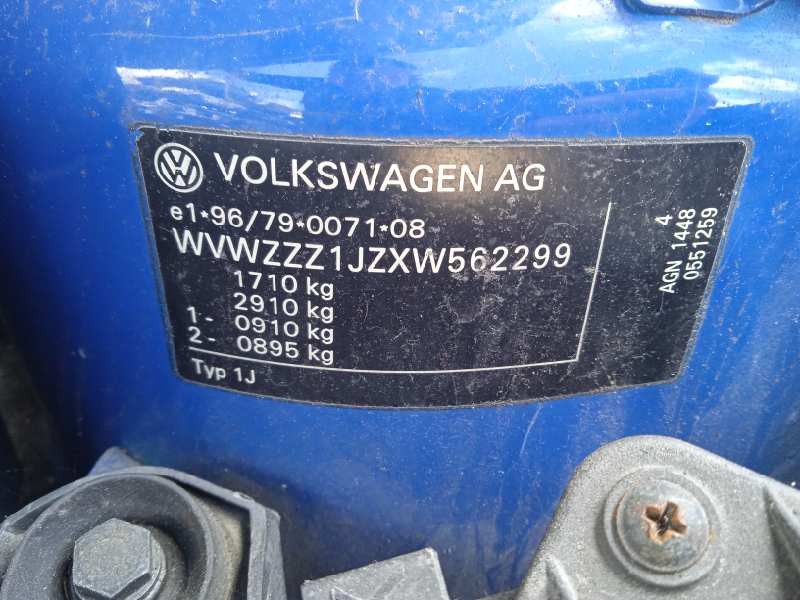 volkswagen golf iv berlina (1j1) del año 1999