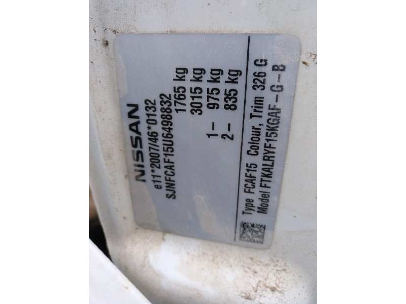 nissan juke (f15) del año 2014