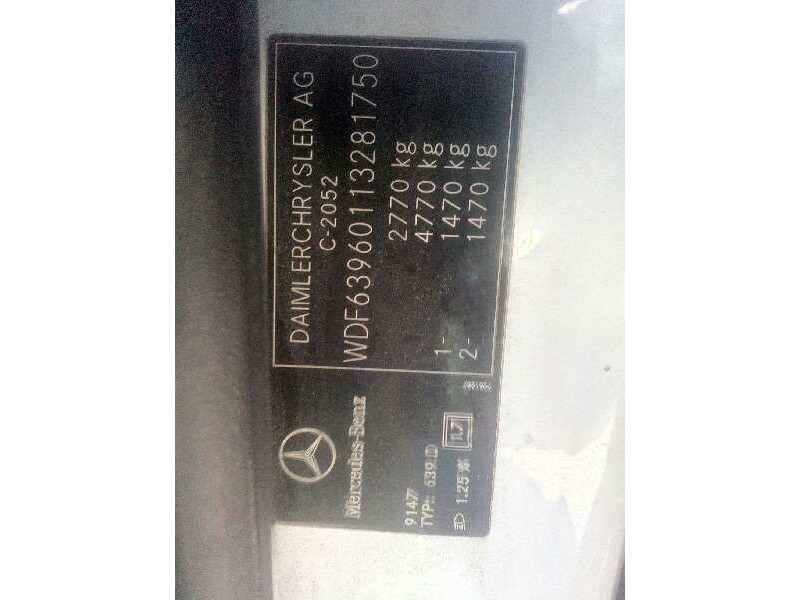 mercedes-benz vito (w639) basic, combi del año 2006