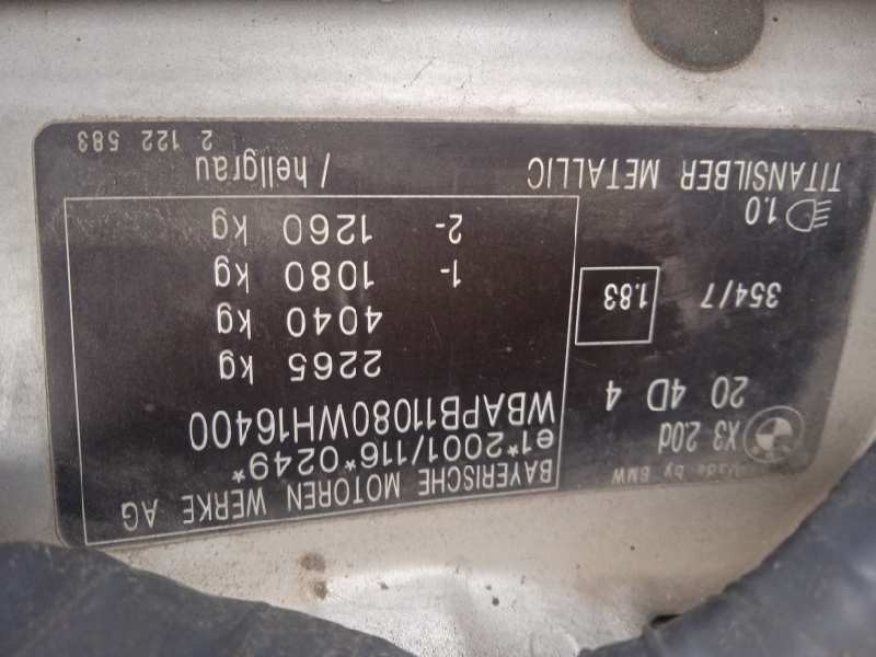 bmw x3 (e83) del año 2006