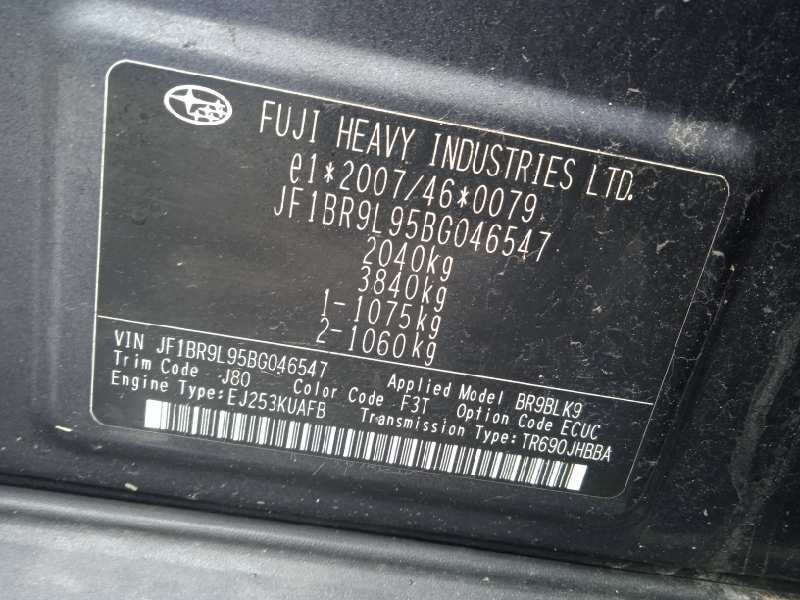 subaru legacy kombi/outback b14 del año 2010