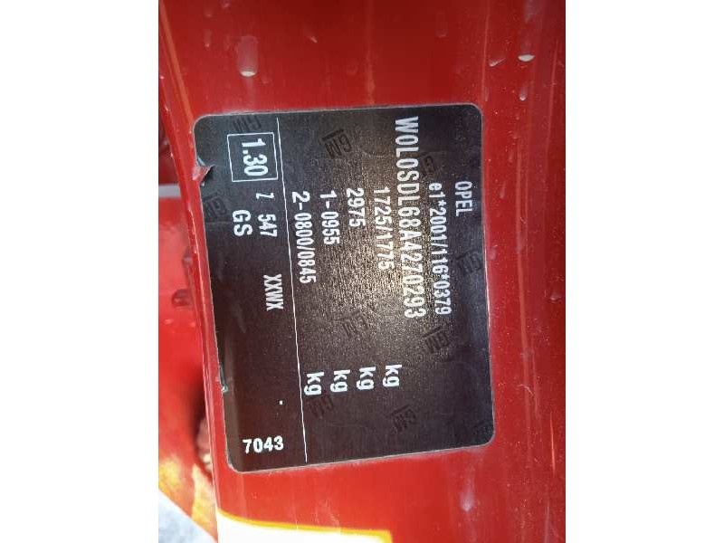 opel corsa d del año 2010