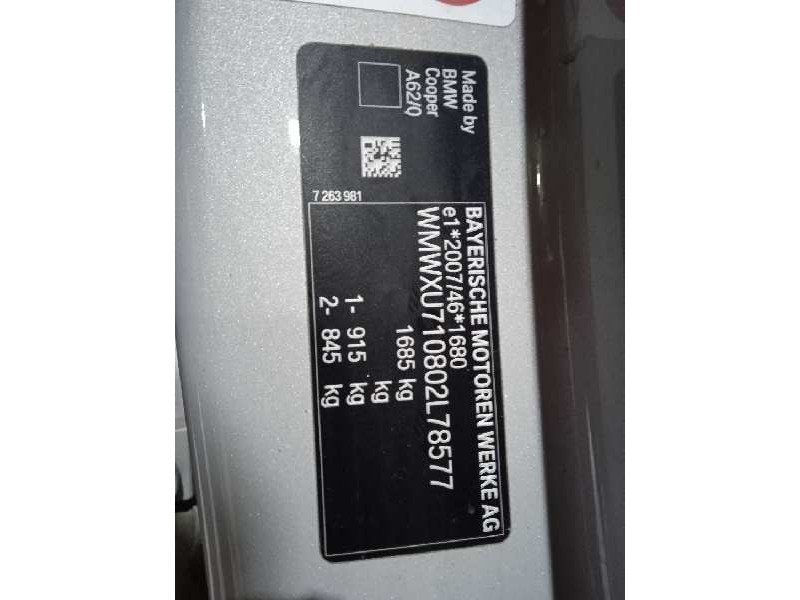 mini mini 5-trg. (f55) del año 2019