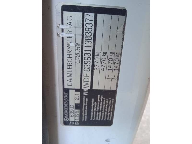 mercedes-benz vito (w639) basic, combi del año 2004