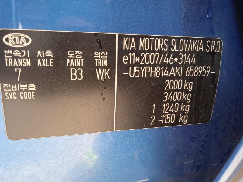 kia sportage del año 2019