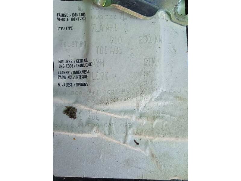 volkswagen touareg (7la) del año 2004