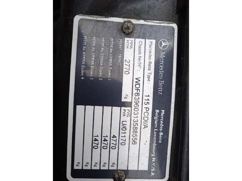 mercedes-benz vito (w639) basic, combi del año 2010