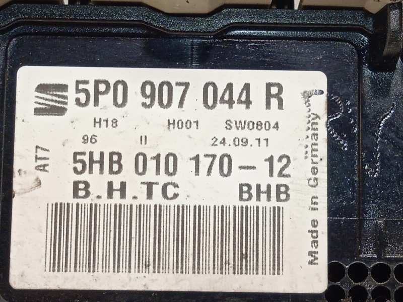 Recambio de mando climatizador para seat altea xl (5p5) stylance / style referencia OEM IAM 5P0907044R 5P0907044RAT7 5HB01017012