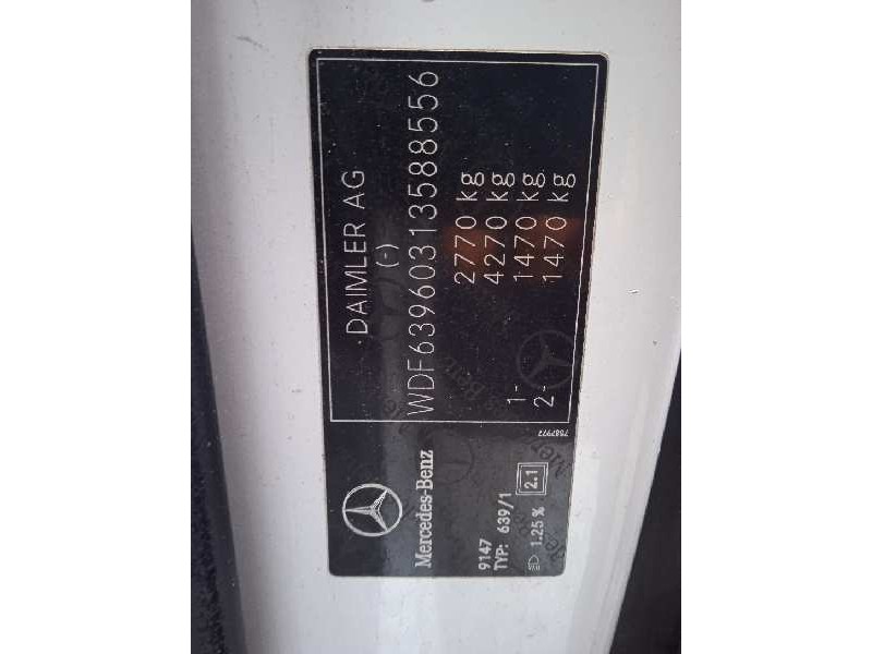 mercedes-benz vito (w639) basic, combi del año 2010