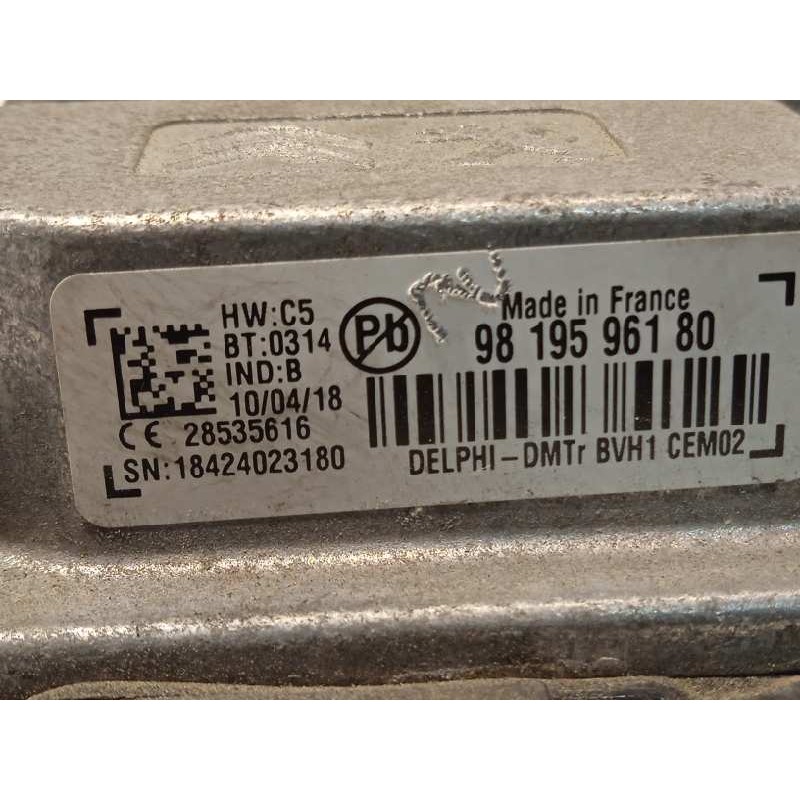 Recambio de modulo electronico para citroën c4 cactus shine referencia OEM IAM 9819596180  