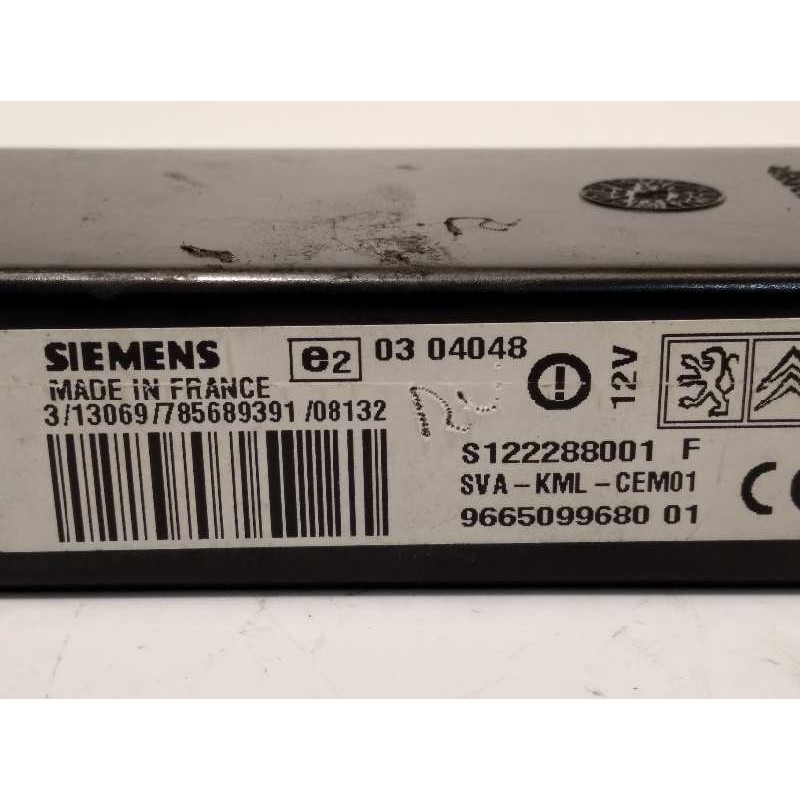 Recambio de centralita check control para citroën c4 picasso exclusive referencia OEM IAM 9665099680  